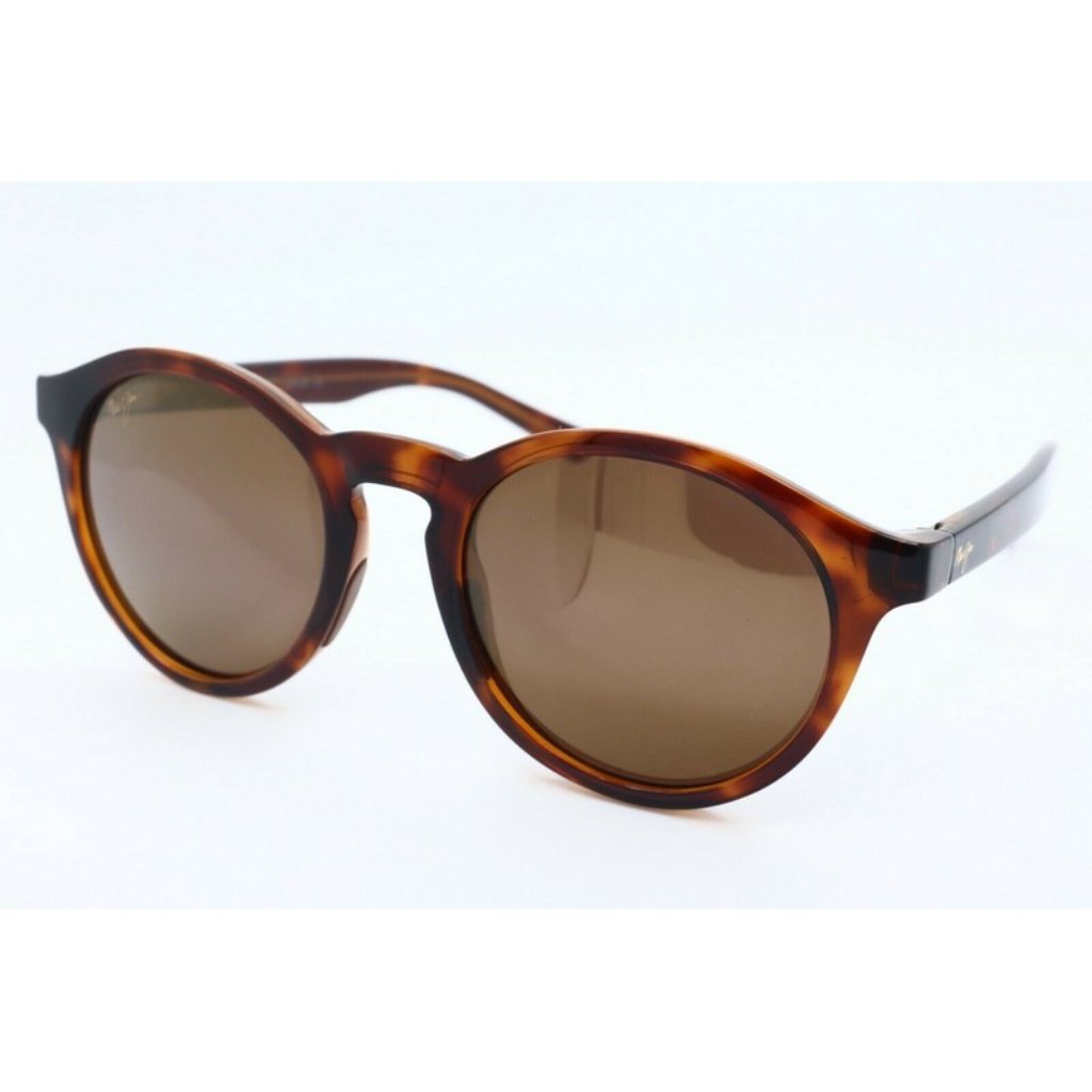 Maui Jim Pineapple Mj 784-10 Round Dark Havana Sunglasses Brown Lenses R